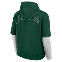 Unisex Fanatics  Green New York Jets Sleek Elements Pullover Hoodie