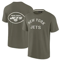 T-shirt unisexe Fanatics Olive New York Jets Elements super doux à manches courtes