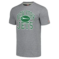 Unisex Homage  Gray New York Jets Arch T-Shirt