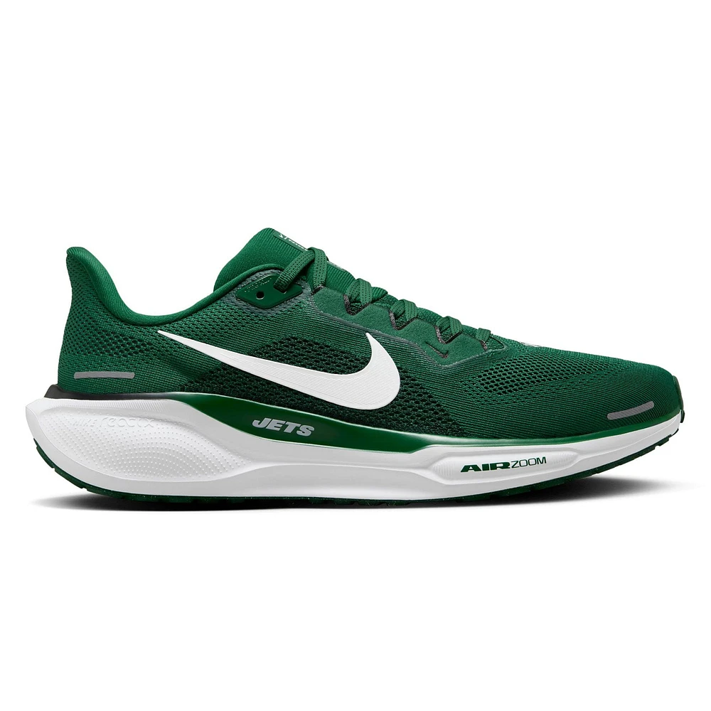 Unisex Nike Green New York Jets Zoom Pegasus 41 Running Shoes