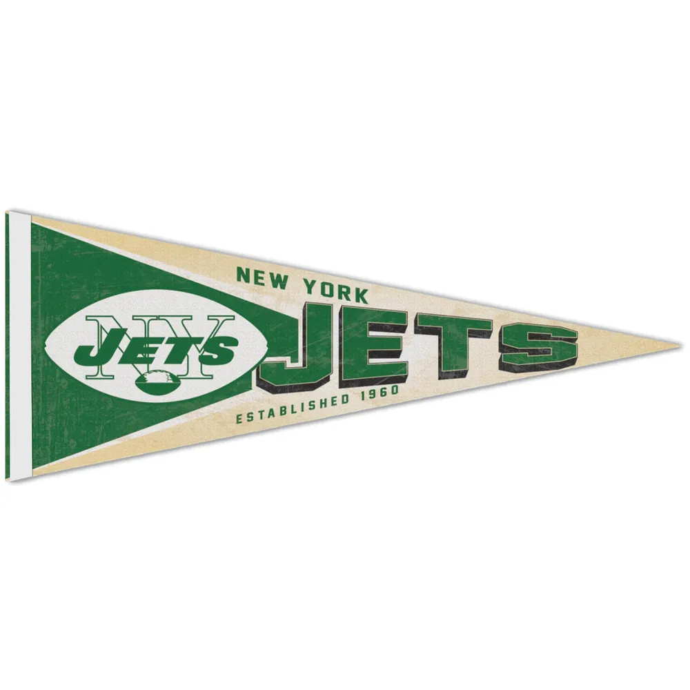 WinCraft New York Jets 13 x 32 Slogan Pennant