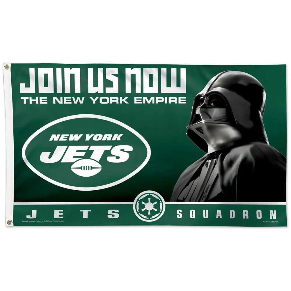 WinCraft New York Jets 3' x 5' Star Wars Deluxe - Drapeau simple face