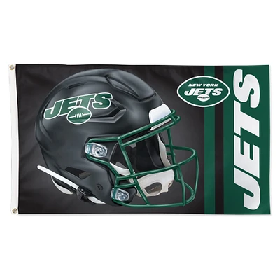 WinCraft New York Jets Alternate Helmet Single-Sided 3' x 5' Deluxe - Flag