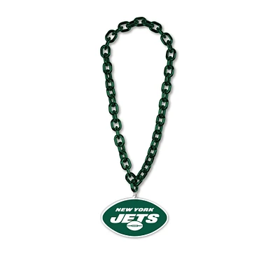 WinCraft New York Jets Collier en plastique avec logo à grande chaîne