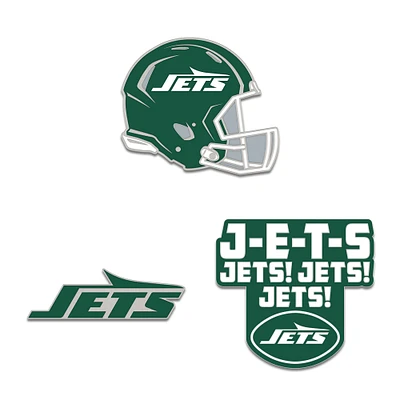 WinCraft New York Jets Three-Piece Collector Pin Set