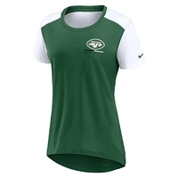 Women's Nike  Green New York Jets Performance Fashion T-Shirt