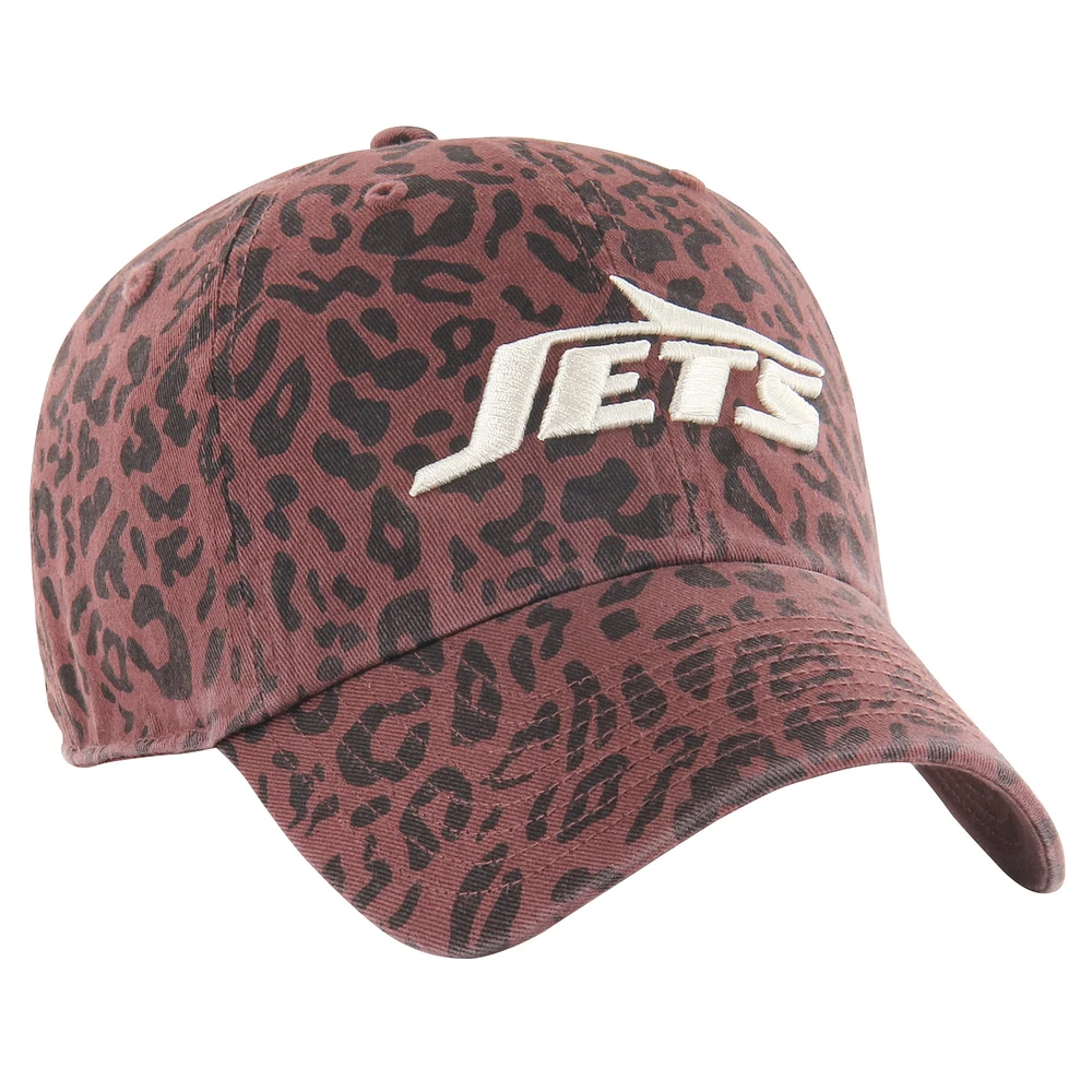 Casquette ajustable '47 marron New York Jets Tawny Clean Up pour femmes