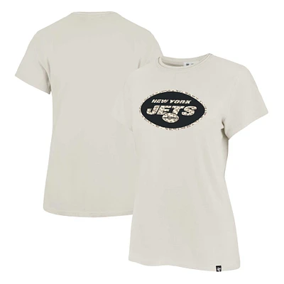 T-shirt Panthera Frankie des New York Jets '47 crème pour femmes