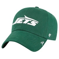 Chapeau réglable vert New York Jets Miata Clean Up '47 pour femmes