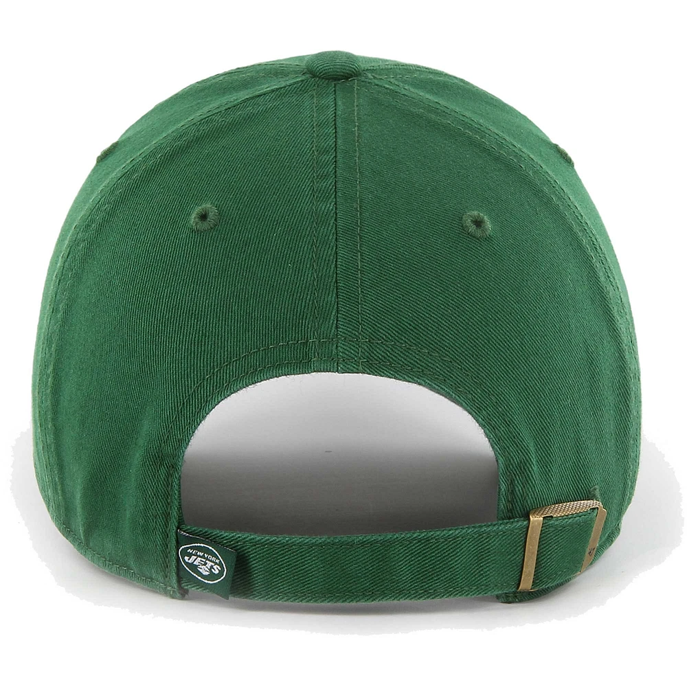 Casquette réglable Sidney Clean Up des Jets de New York '47 verte pour femme