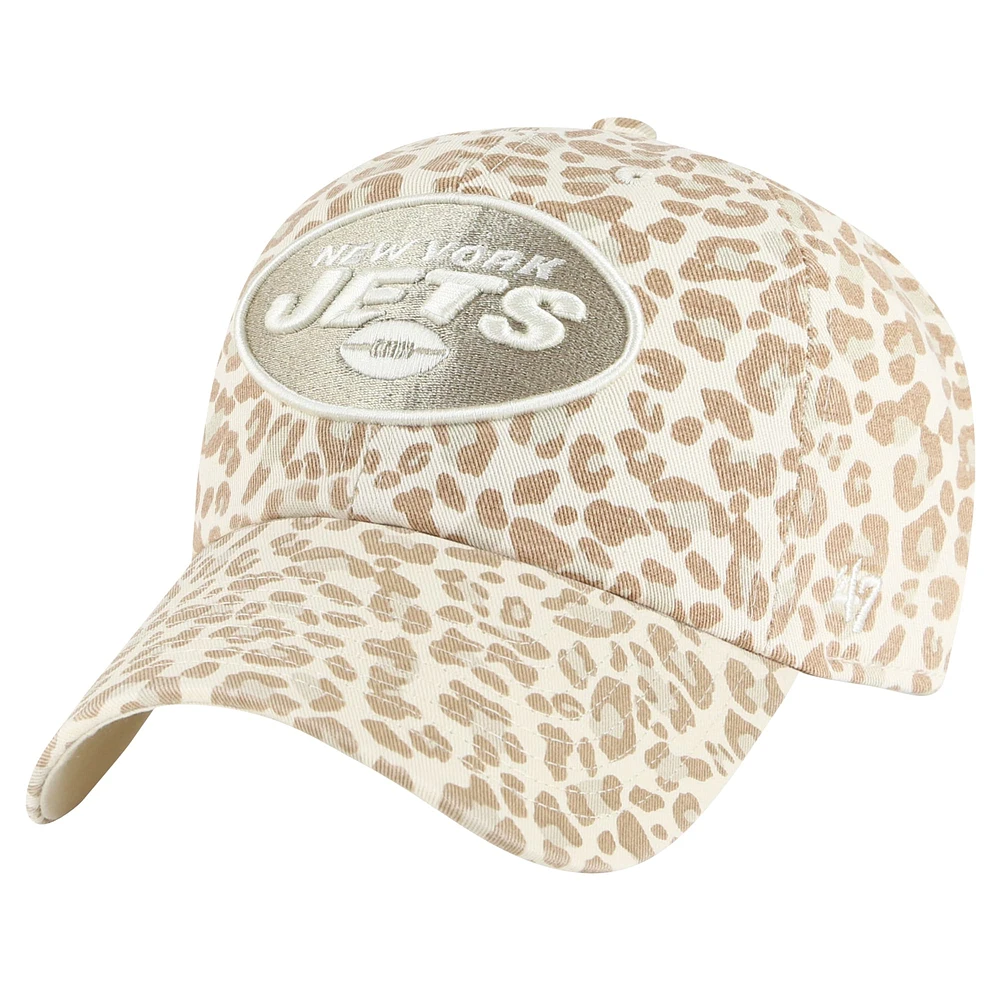 Casquette ajustable Panthera Clean Up '47 Natural New York Jets pour femmes