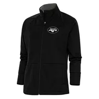 Lids New York Jets Antigua Women's Metallic Logo Absolute Full-Zip