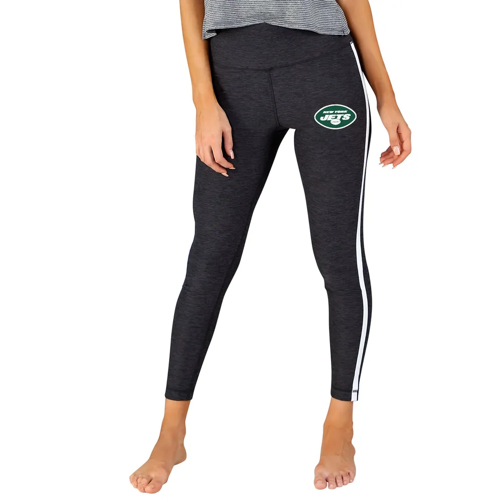 Lids New York Jets Concepts Sport Women's Centerline Knit Slounge Leggings  - Charcoal/White