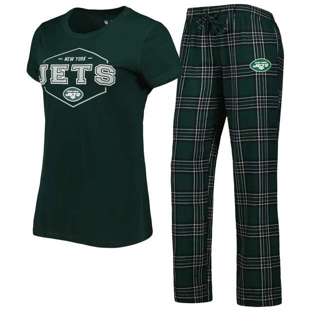 Philadelphia Eagles Concepts Sport Badge Top & Pants Sleep Set - Midnight  Green/Black