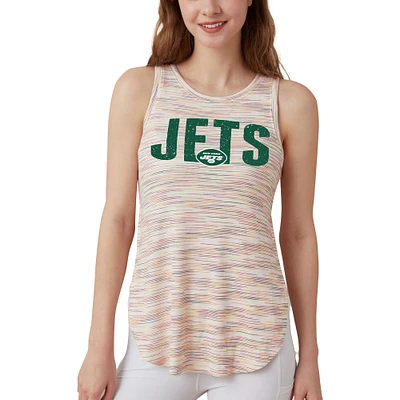 Débardeur tri-mélange multicolore Concepts Sport New York Jets Sunray pour femmes