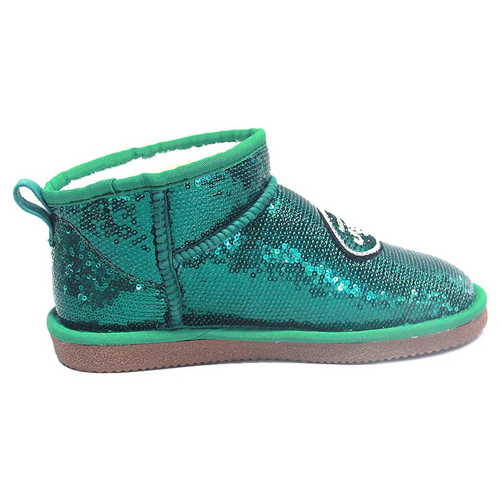 Women's Cuce  Green New York Jets Sequin Ankle Boots