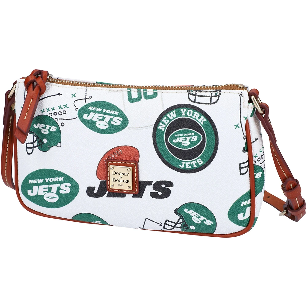 Sac à bandoulière Dooney & Bourke New York Jets Gameday Lexi pour femme avec petit porte-monnaie