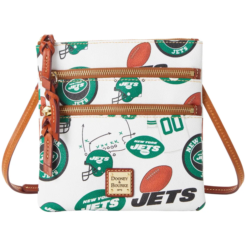 Sac à bandoulière à triple fermeture éclair Dooney & Bourke New York Jets pour femmes