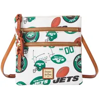 Sac à bandoulière à triple fermeture éclair Dooney & Bourke New York Jets pour femmes