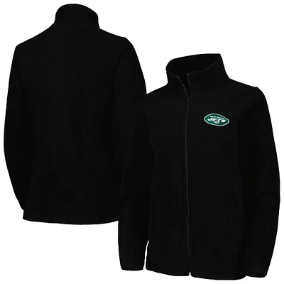 Veste en polaire entièrement zippée Dunbrooke noire New York Jets Hayden pour femme