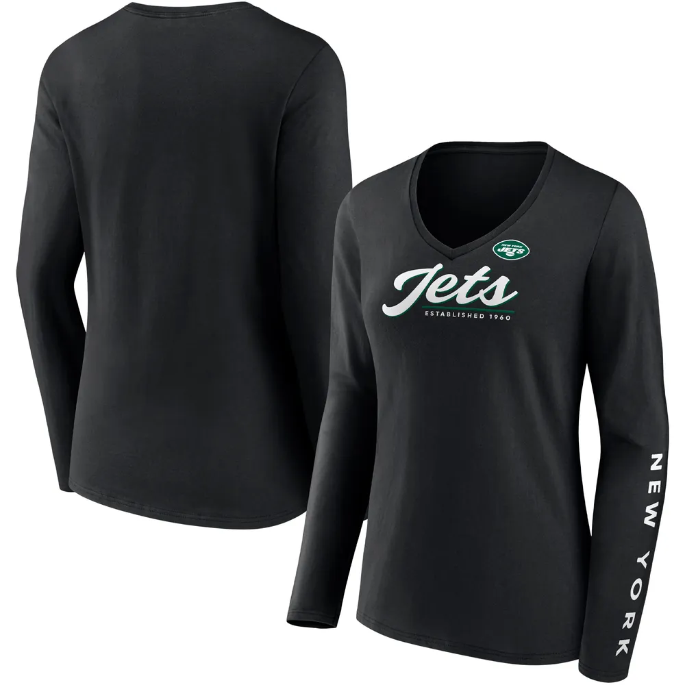 Women's Black Washington Commanders Plus Size Long Sleeve