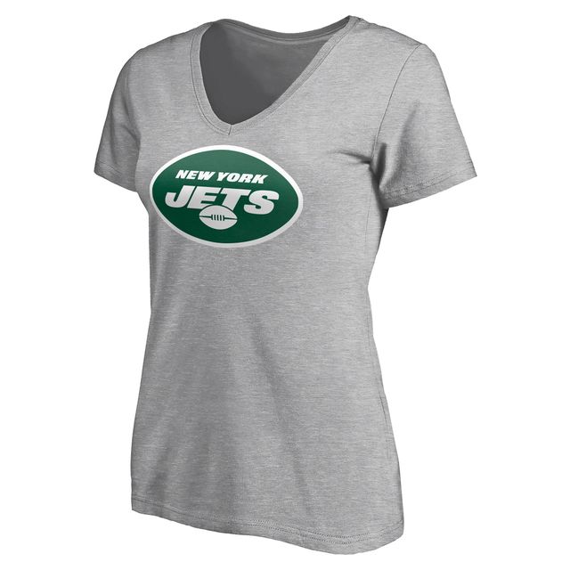 Lids New York Jets Fanatics Branded Women's Team Authentic Custom V-Neck T- Shirt - Gray