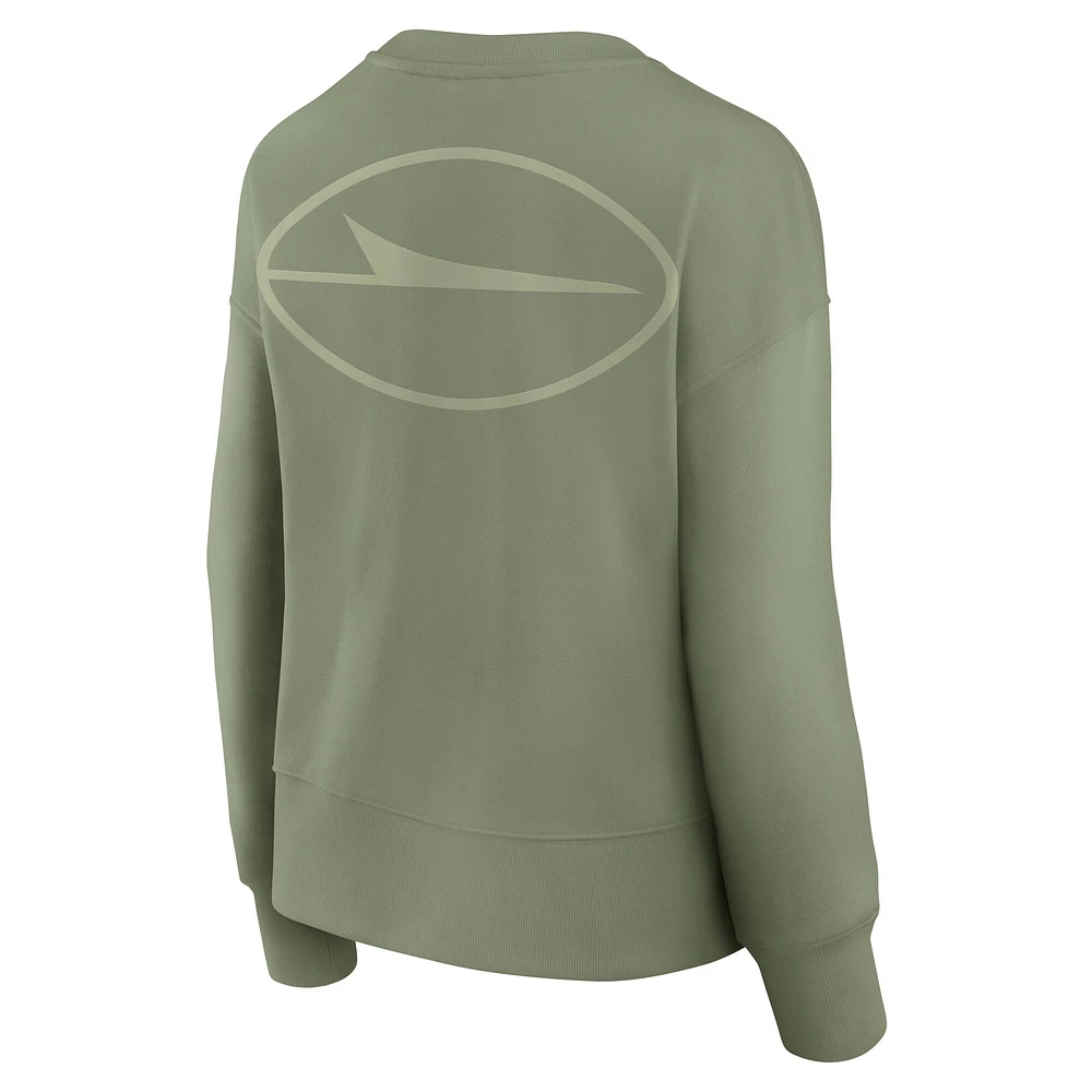 Sweat-shirt à capuche vert fanatiques pour femmes New York Jets Elements