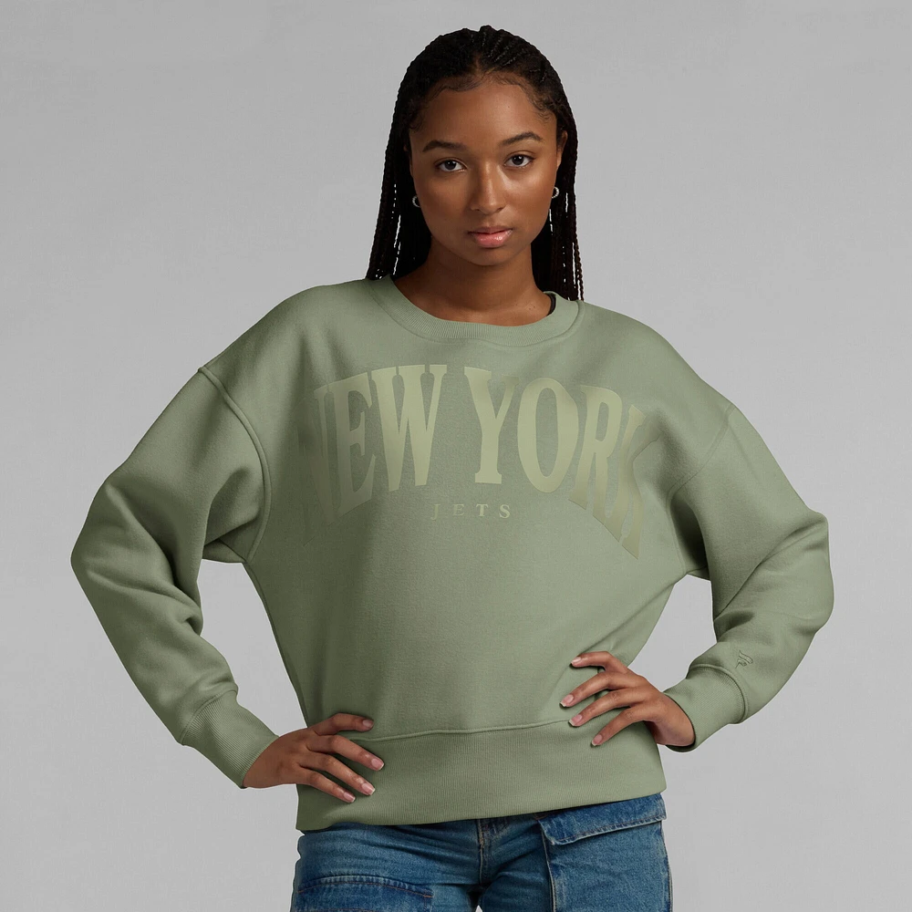 Women's Fanatics  Green New York Jets Elements Pullover Sweatshirt