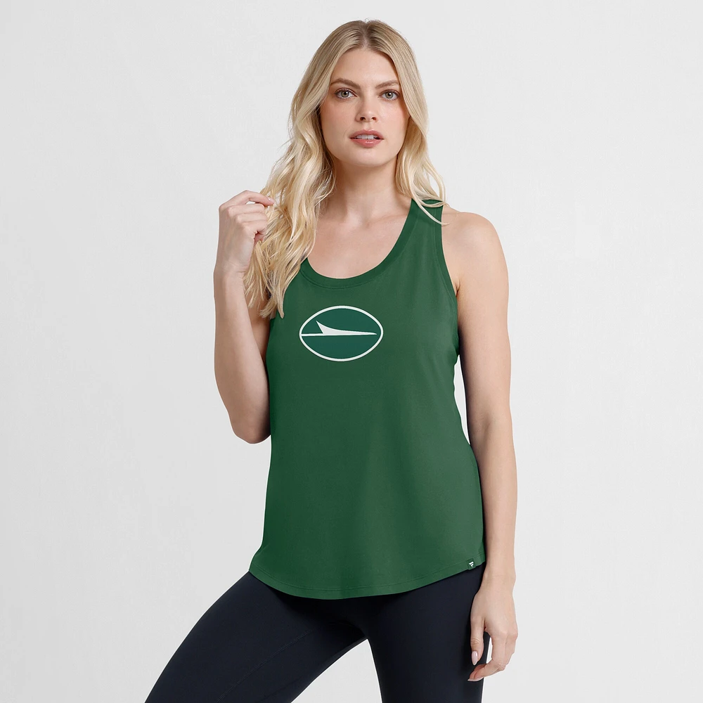 Débardeur Fanatics vert pour femme New York Jets Iron Fan