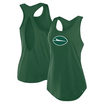 Débardeur Fanatics vert pour femme New York Jets Iron Fan