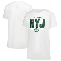 Women's Fanatics White New York Jets Cheerleader T-Shirt