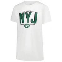 Women's Fanatics White New York Jets Cheerleader T-Shirt