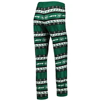 Women's FOCO Green New York Jets Holiday Ugly Pajama Set