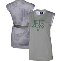 Débardeur femme gris New York Jets No Sweat