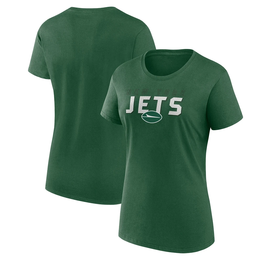 Women's Logo Athletic Green New York Jets Lean T-Shirt