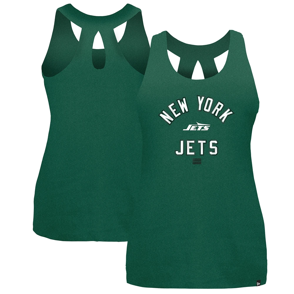 Débardeur vert New Era York Jets 2024 NFL Training Camp pour femme