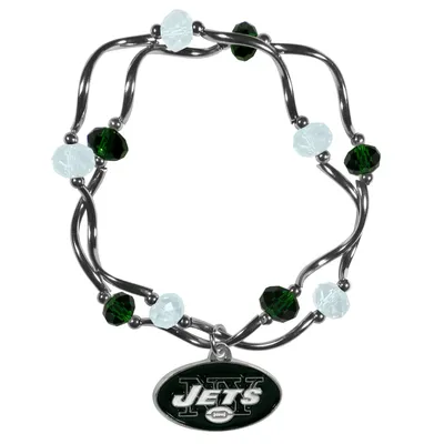 New York Jets Women's Bead Stretch Bracelet