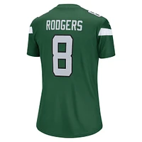 Women's Nike Aaron Rodgers Gotham Green New York Jets Team Legend Player Performance Top