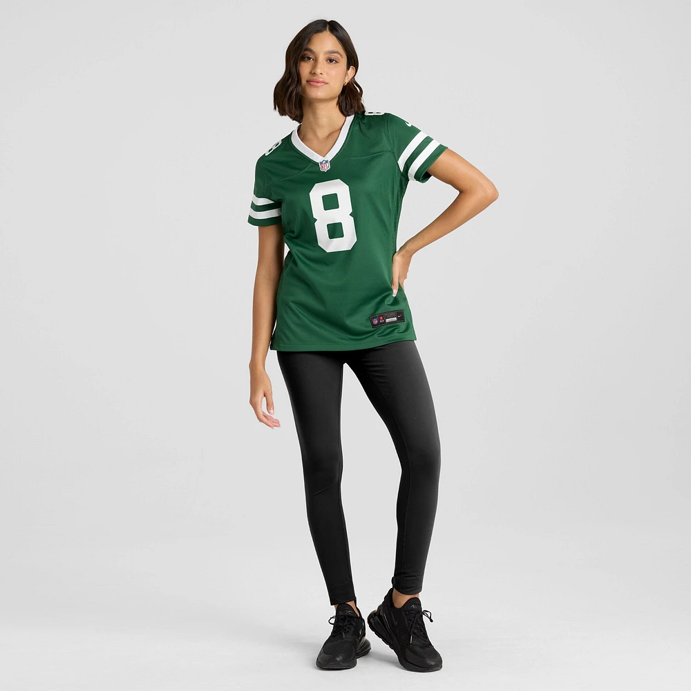 Maillot de match Nike Aaron Rodgers Legacy vert New York Jets pour femme