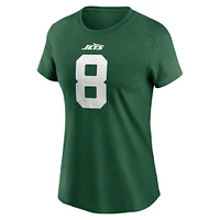 Women's Nike Aaron Rodgers Legacy Green New York Jets Name & Number T-Shirt