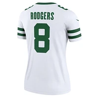 Haut de performance Nike Aaron Rodgers Legacy pour femme, blanc, légende des New York Jets