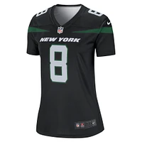 Maillot de joueur légende alternative des Jets New York Nike Aaron Rodgers Stealth noir pour femme