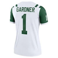 Haut de performance Nike Ahmad Sauce Gardner Classic Alternate pour femme, blanc, New York Jets Legend Player