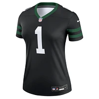 Haut de performance Nike Ahmad Sauce Gardner Legacy pour femme, noir, New York Jets Alternate Legend Player