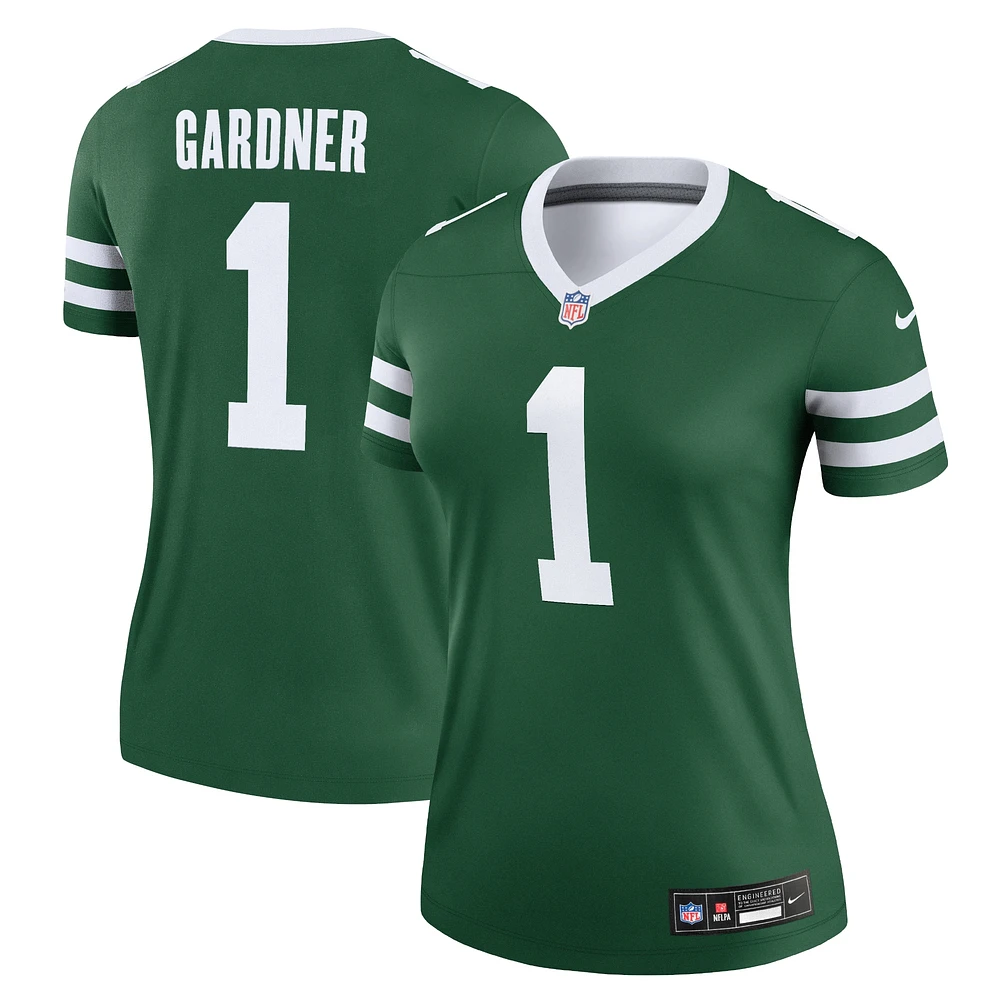 Haut de performance Nike Ahmad Sauce Gardner Legacy Green pour femme des New York Jets Legend Player