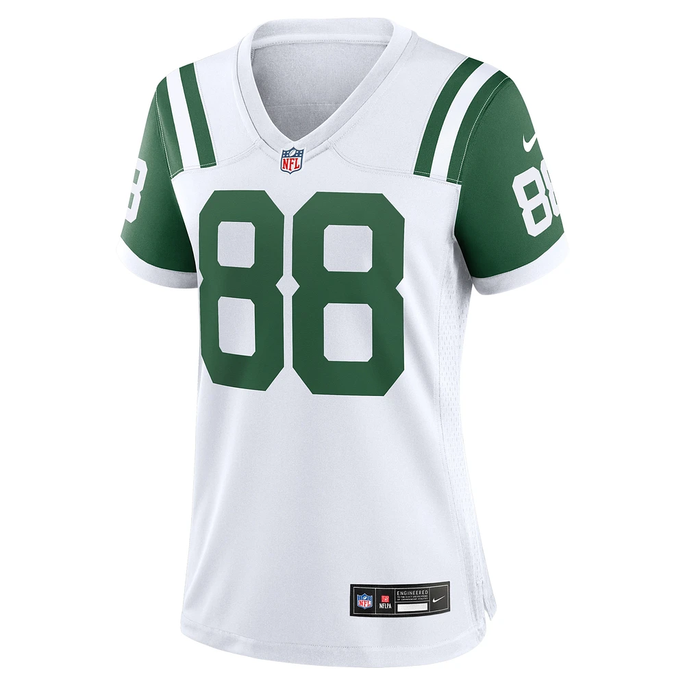 Maillot de jeu joueur retraité alternatif classique des New York Jets Nike Al Toon blanc pour femme