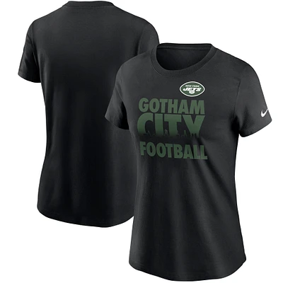 T-shirt Nike noir New York Jets Hometown Collection pour femme