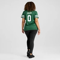 Maillot de match Nike Braelon Allen Legacy vert New York Jets pour femme