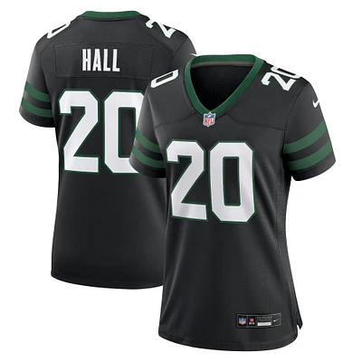 Maillot de match alternatif Nike Breece Hall Legacy pour femmes, noir, New York Jets