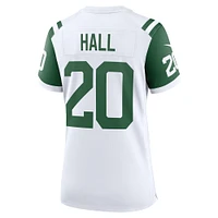 Maillot de jeu alternatif classique Nike Breece Hall pour femme, blanc, New York Jets